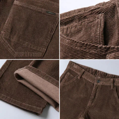 Romero - Warm & Elegant Corduroy Pants