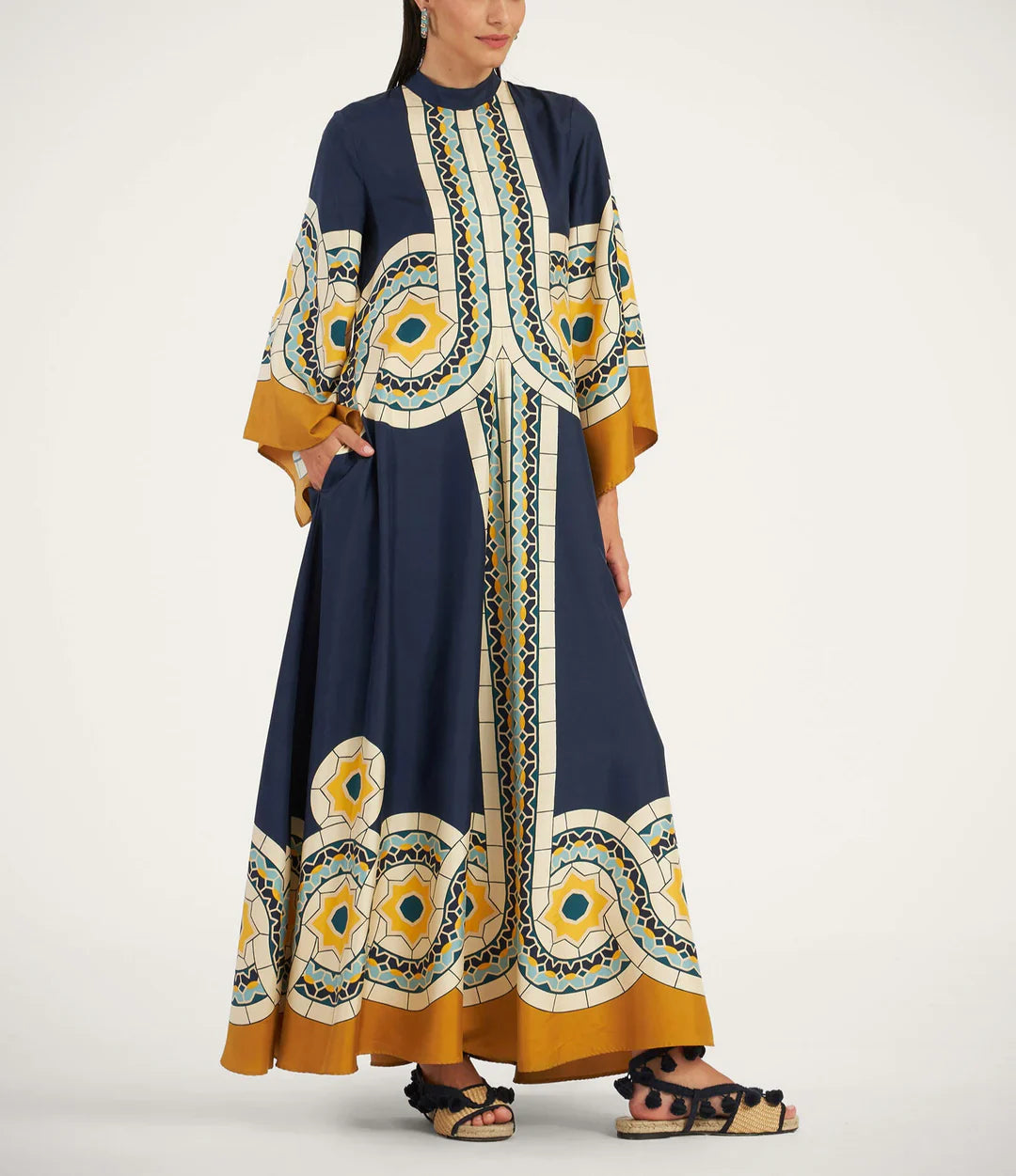 Giuseppa - Luksuriøs Delikat Maxikjole i Satin