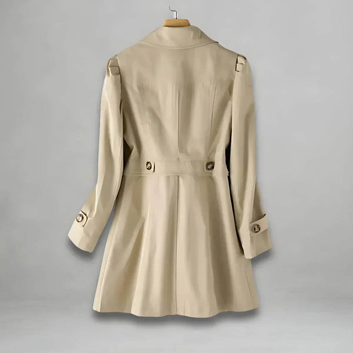 Elisenda - Klasický Esenciální Středně Dlouhý Trenchcoat