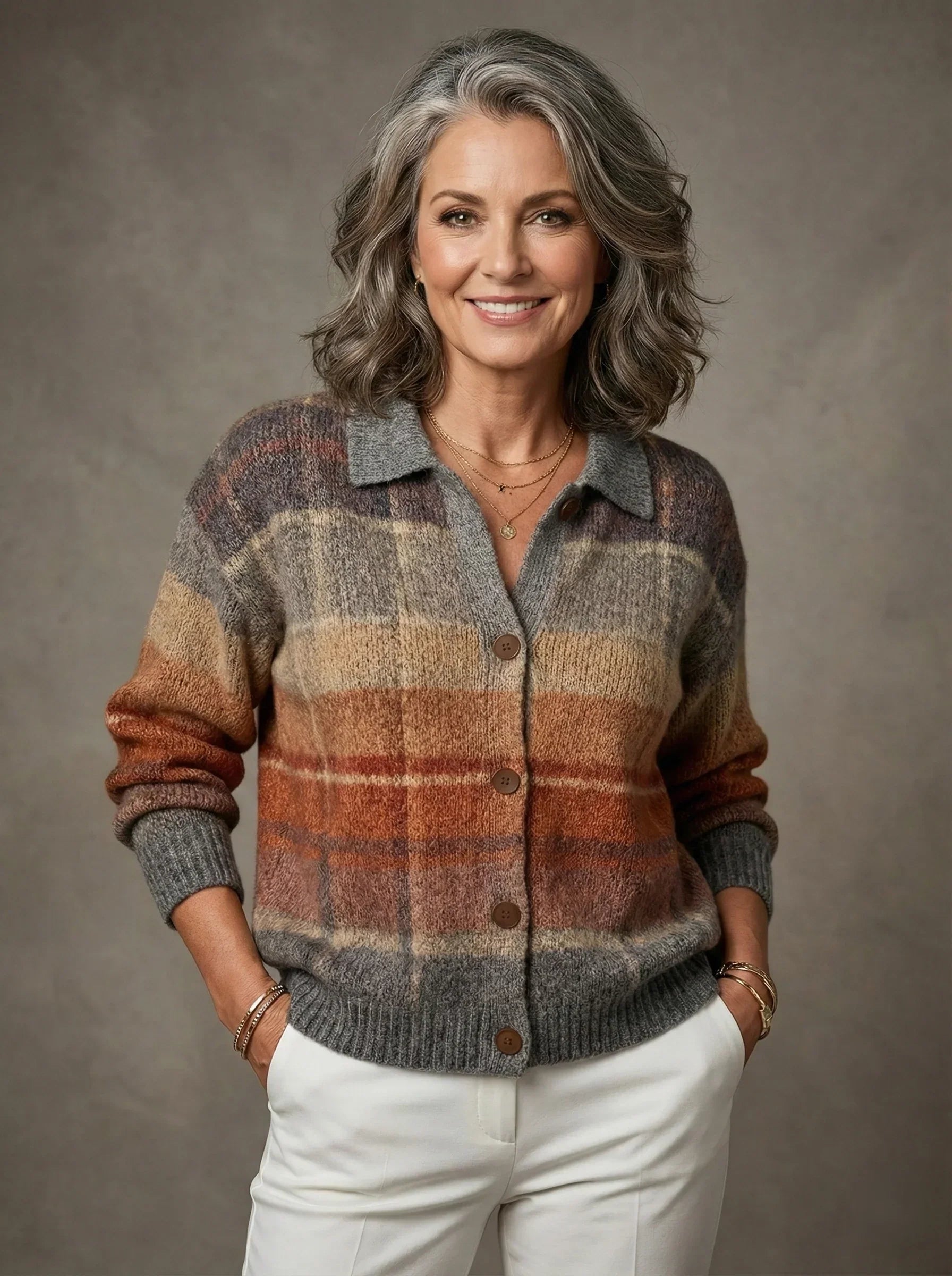 Judith - Кардиган-Сорочка З Трикотажу Вищої Якості