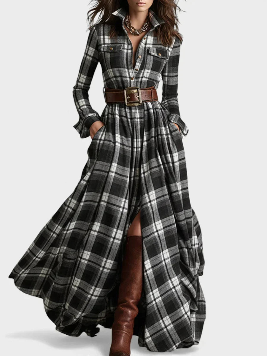 Céleste - Majestueuse Robe Chemise Rétro