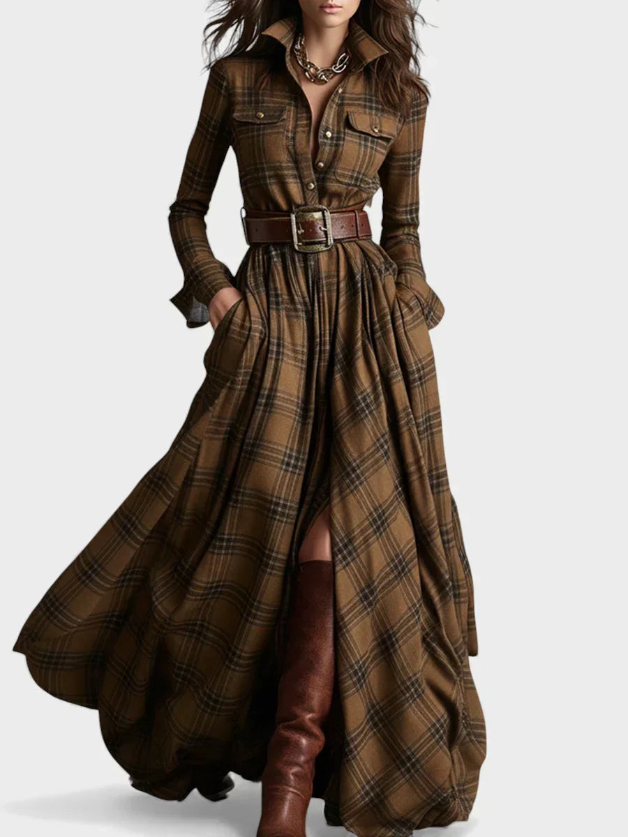 Céleste - Majestueuse Robe Chemise Rétro