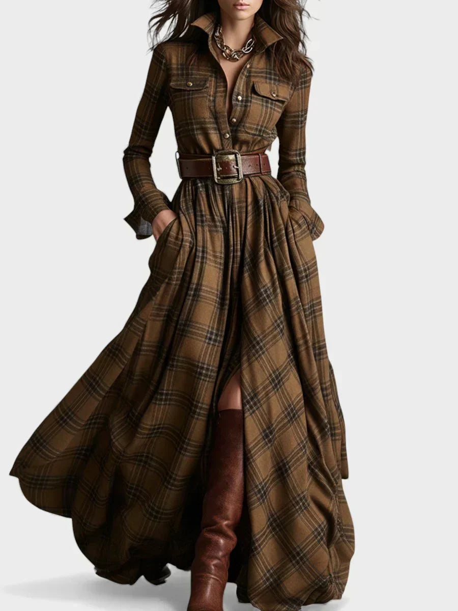 Céleste - Majestueuse Robe Chemise Rétro