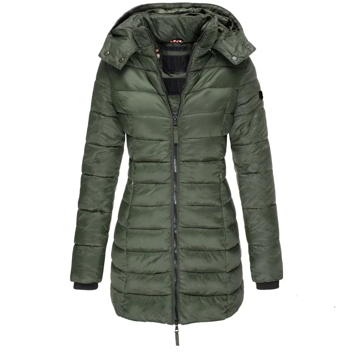 Noéline - Manteau à Capuche Hivernal Matelassé