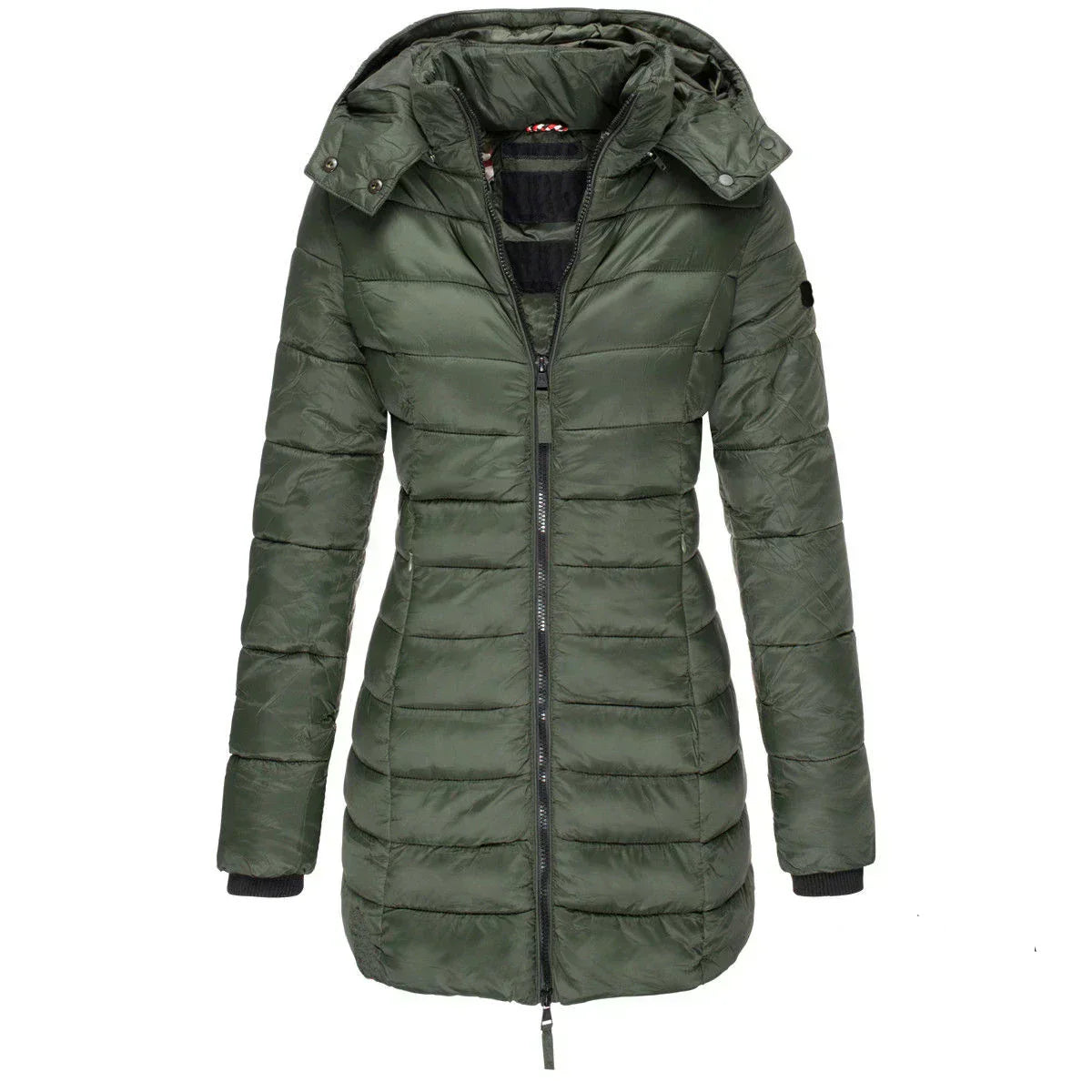 Noéline - Manteau à Capuche Hivernal Matelassé