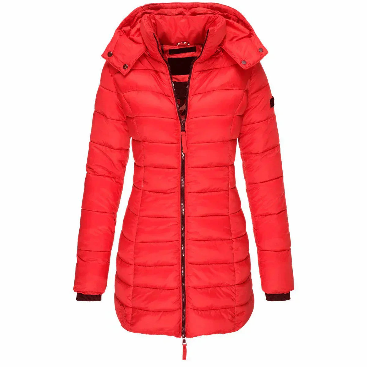 Noéline - Manteau à Capuche Hivernal Matelassé
