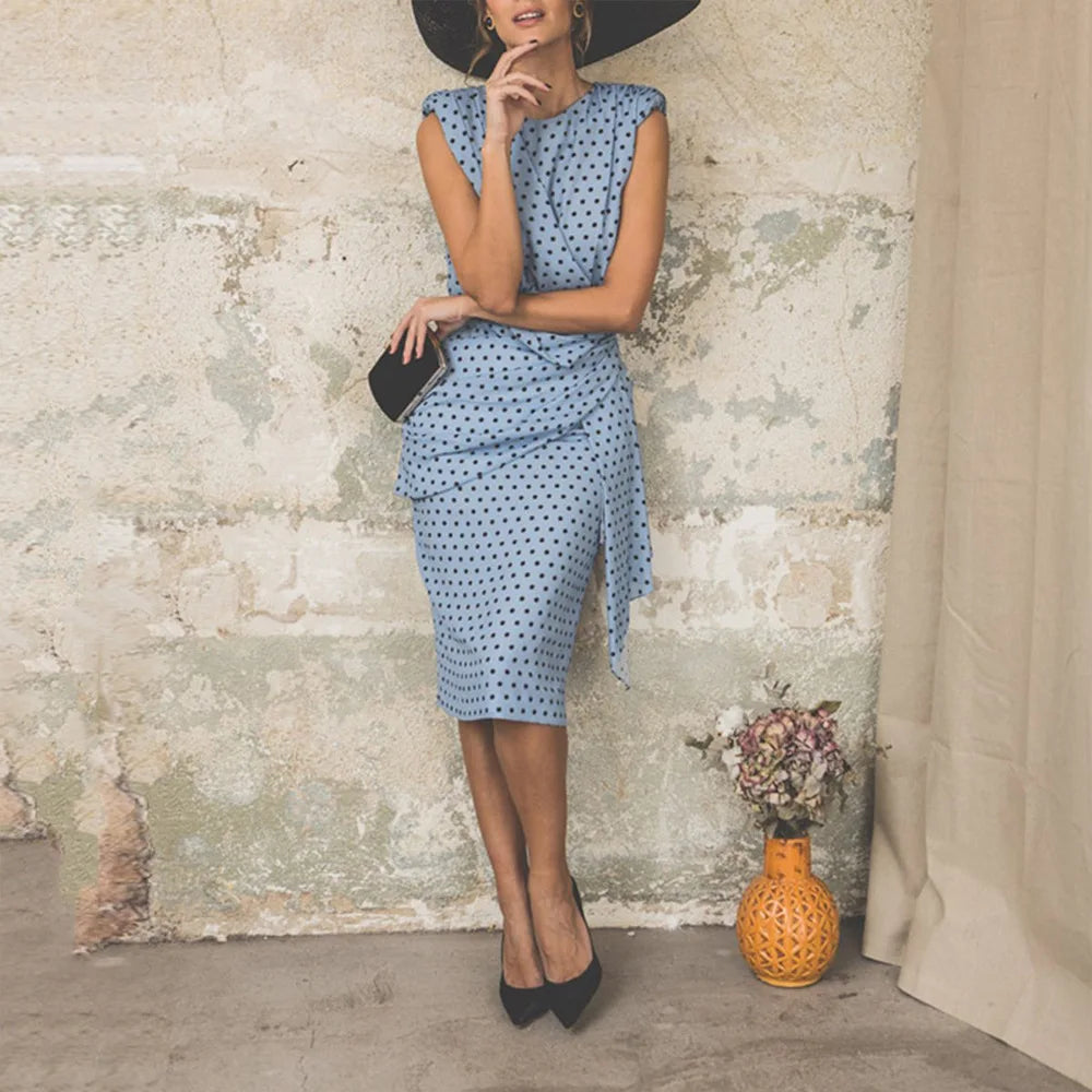 Carlota - Robe Midi Rétro Chic de Qualité Supérieure