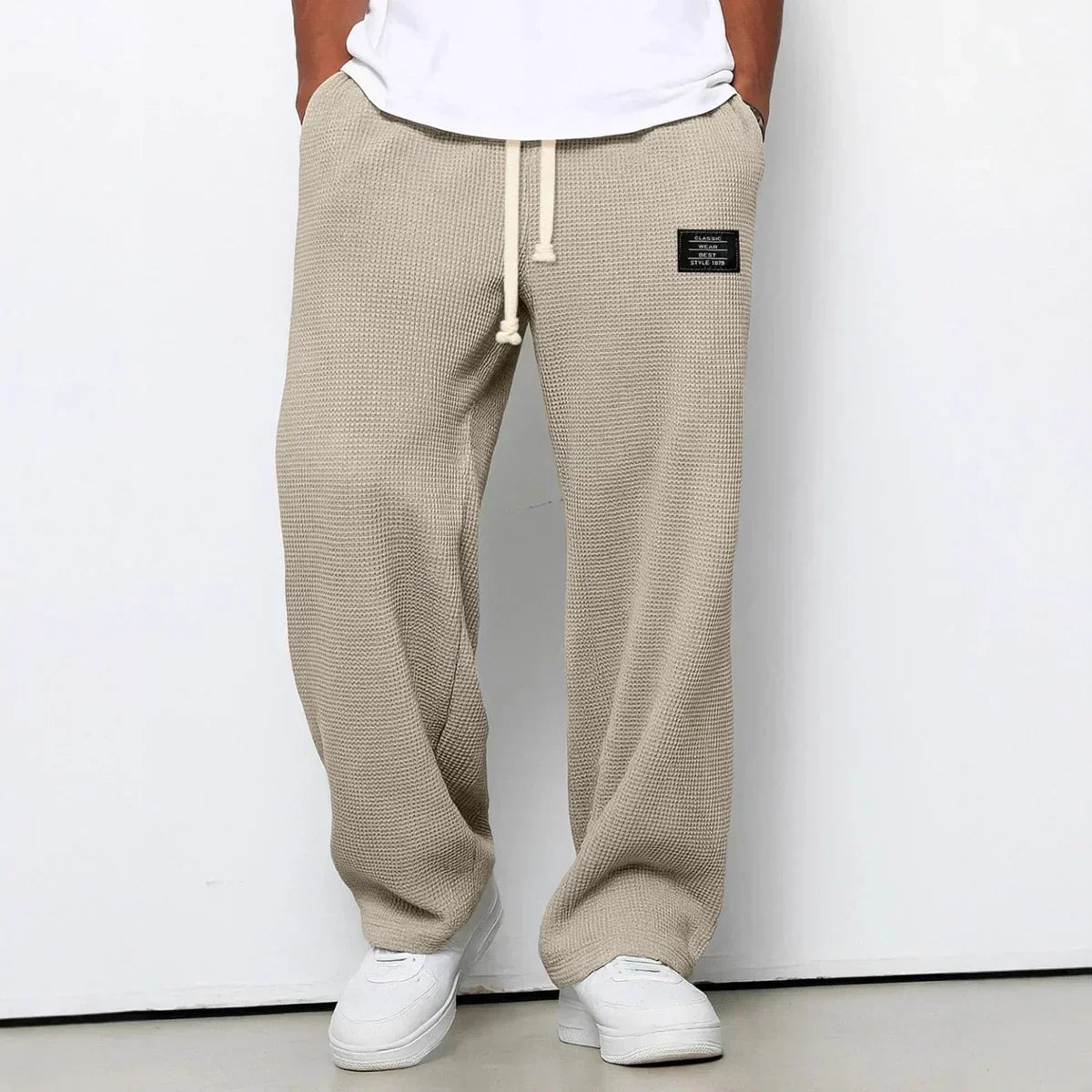 Malo - Wide Leg Pants with Adjustable Waist