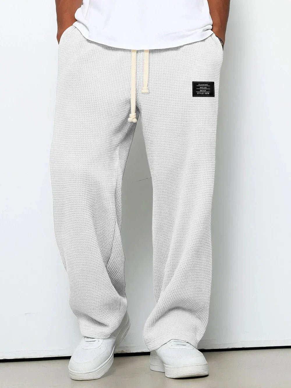 Malo - Wide Leg Pants with Adjustable Waist
