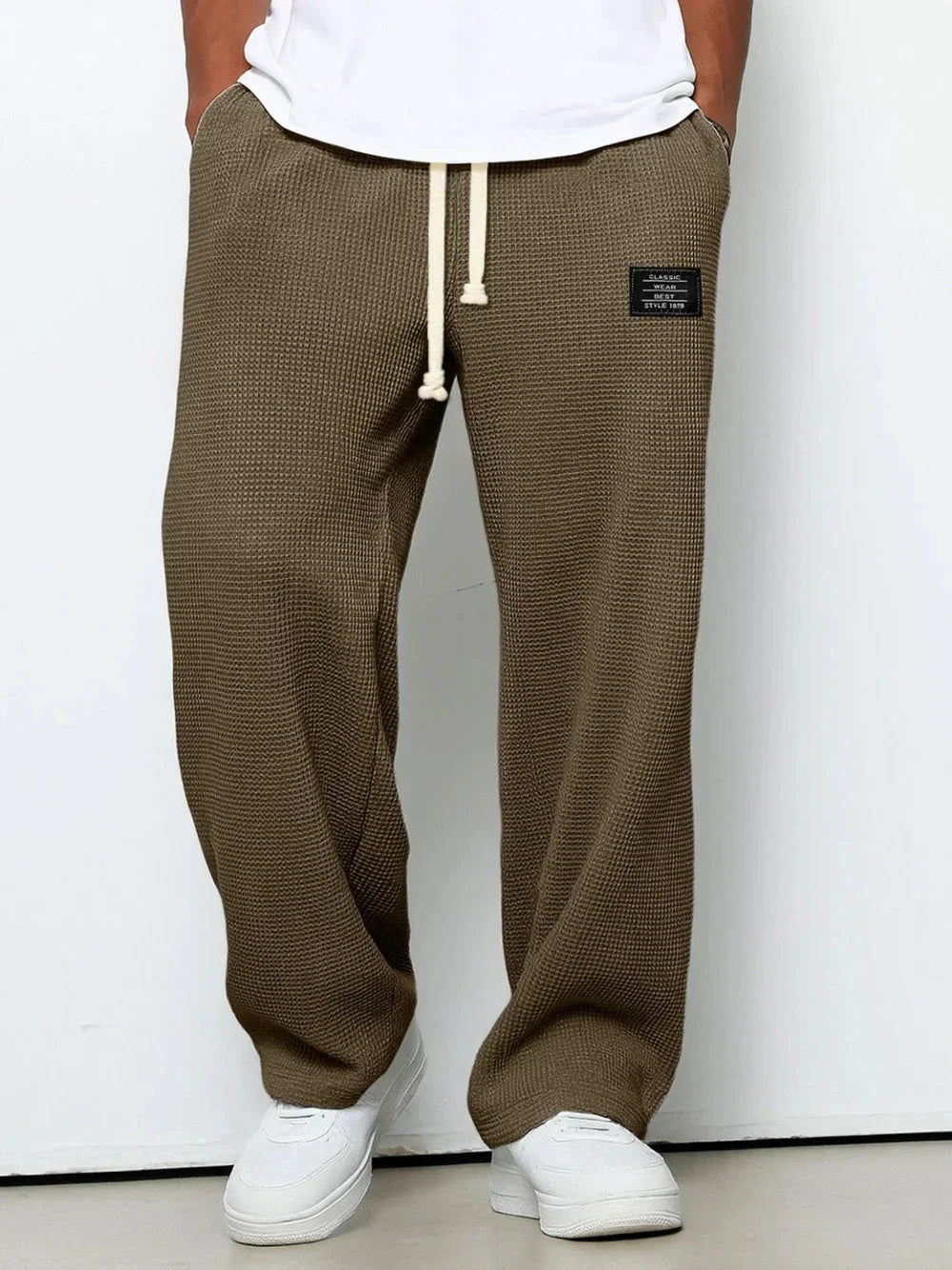 Malo - Wide Leg Pants with Adjustable Waist