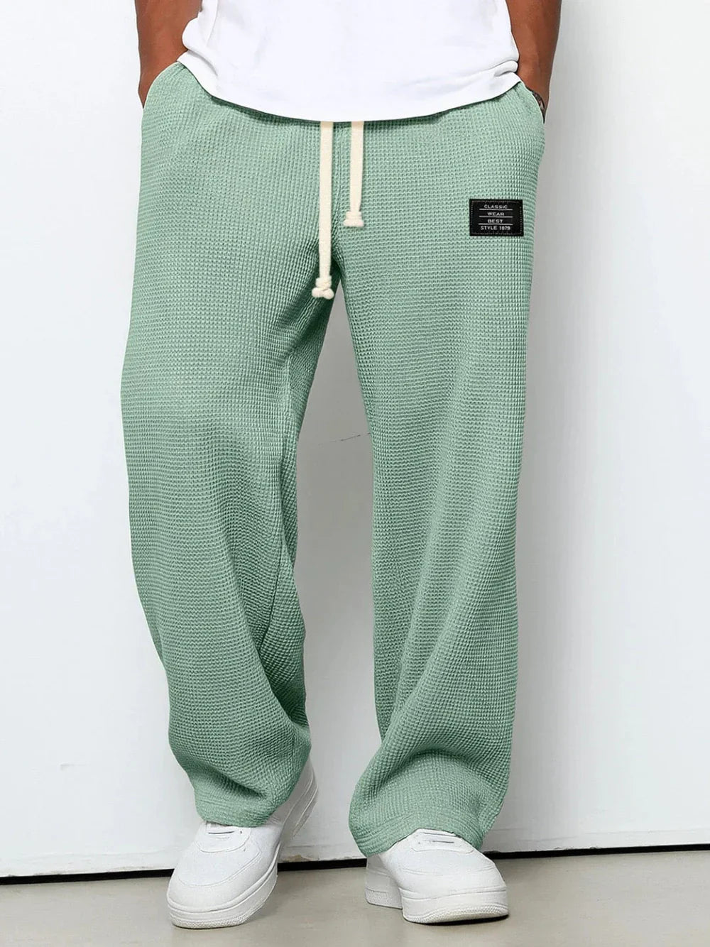 Malo - Wide Leg Pants with Adjustable Waist