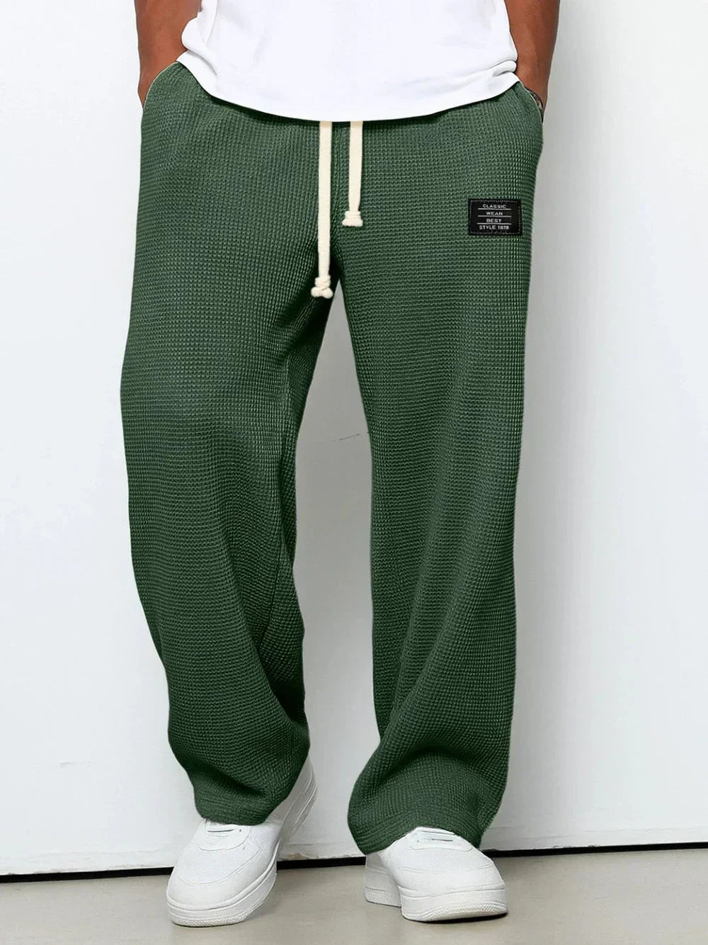 Malo - Wide Leg Pants with Adjustable Waist