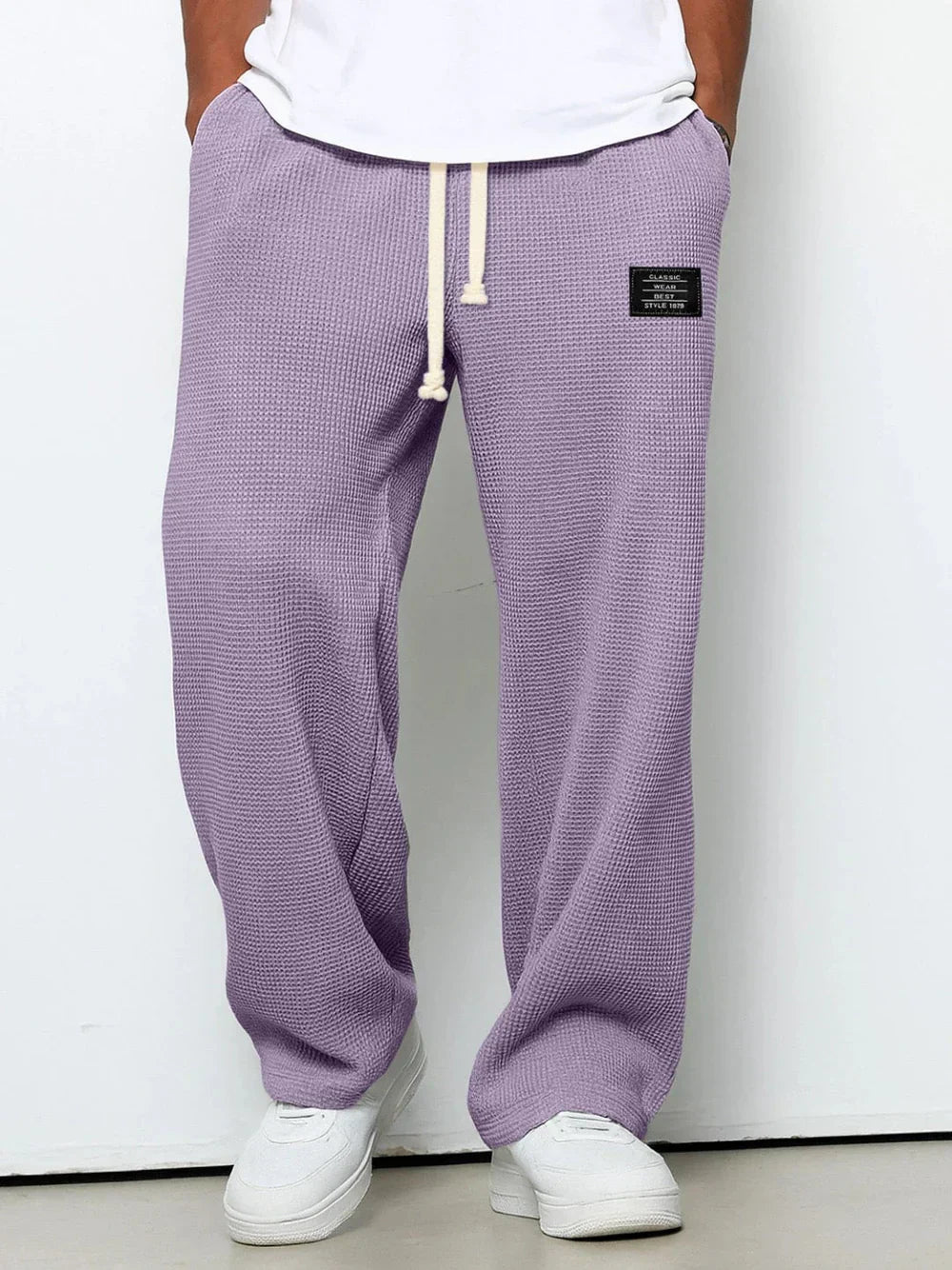 Malo - Wide Leg Pants with Adjustable Waist