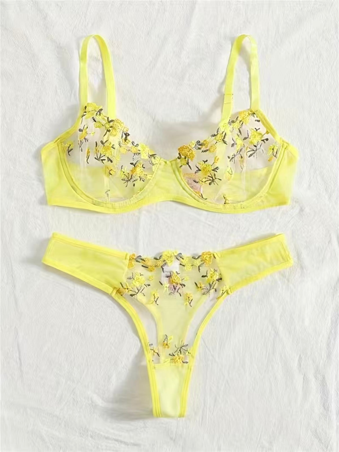 Mexico - Ensemble de Lingerie en Transparence
