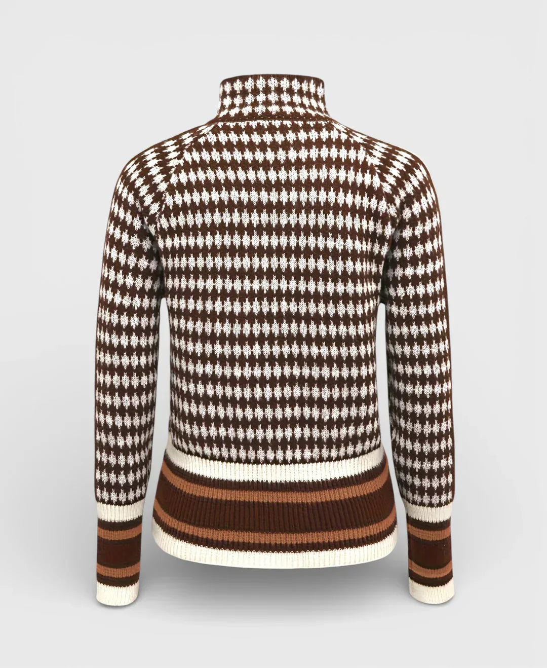 Kirsten - Veste à Motif Col Montant Qualité Supérieure