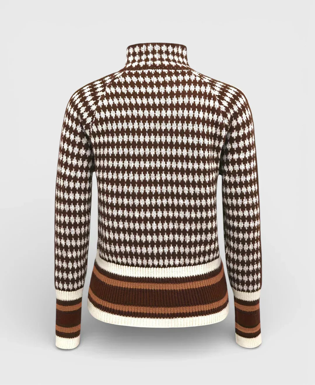 Kirsten - Veste à Motif Col Montant Qualité Supérieure