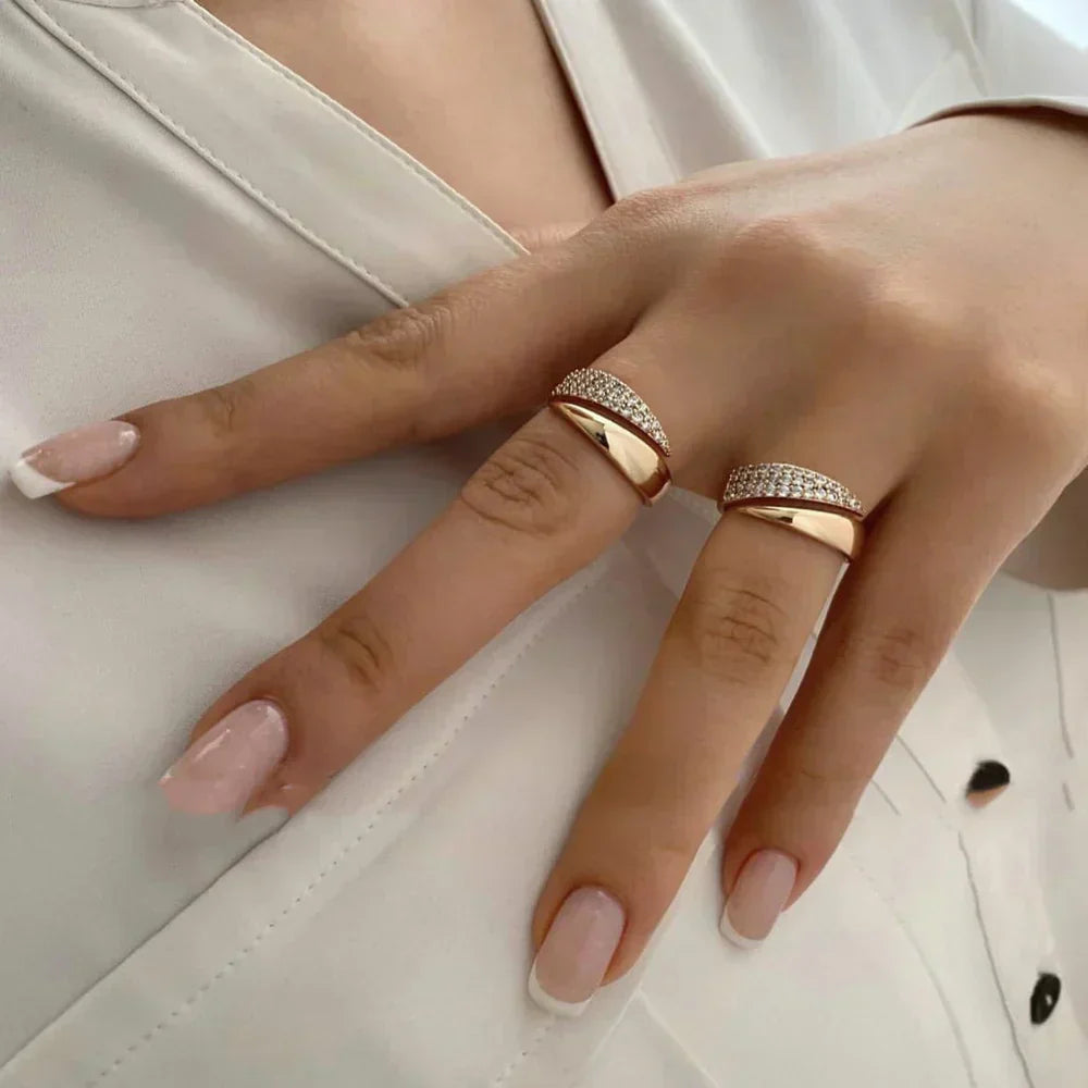 Orila - Elegantný Pozlátený Nastaviteľný Prsteň|1+1 ZADARMO