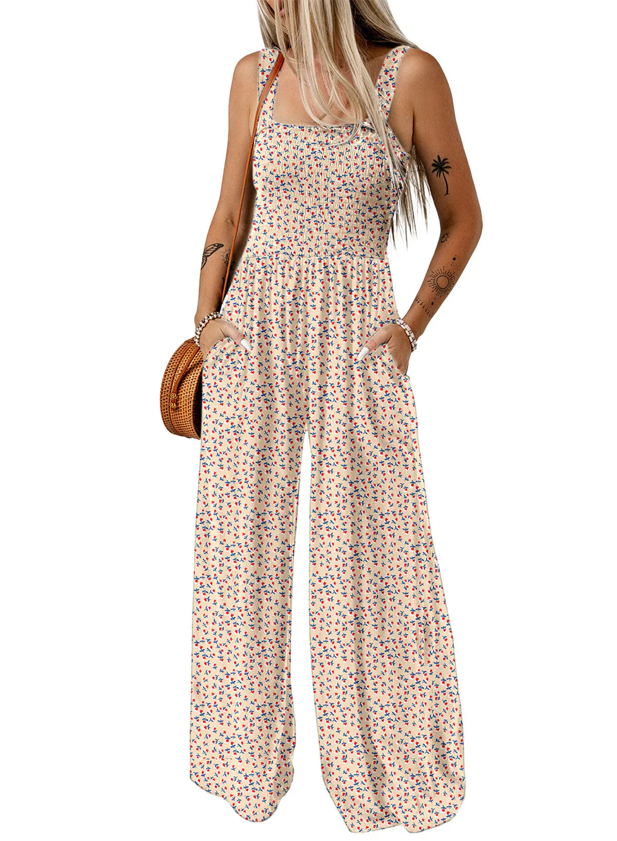 Emilda - Let og Luftig Sommer Jumpsuit