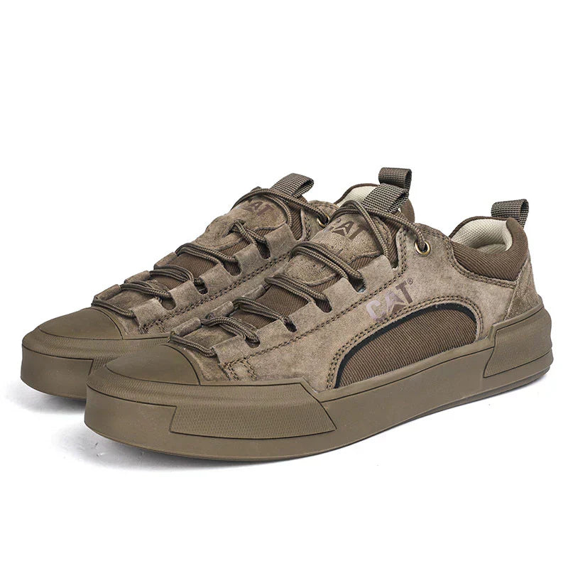 Rodney - Robuste Urbane Sneakers i Børstet Læder