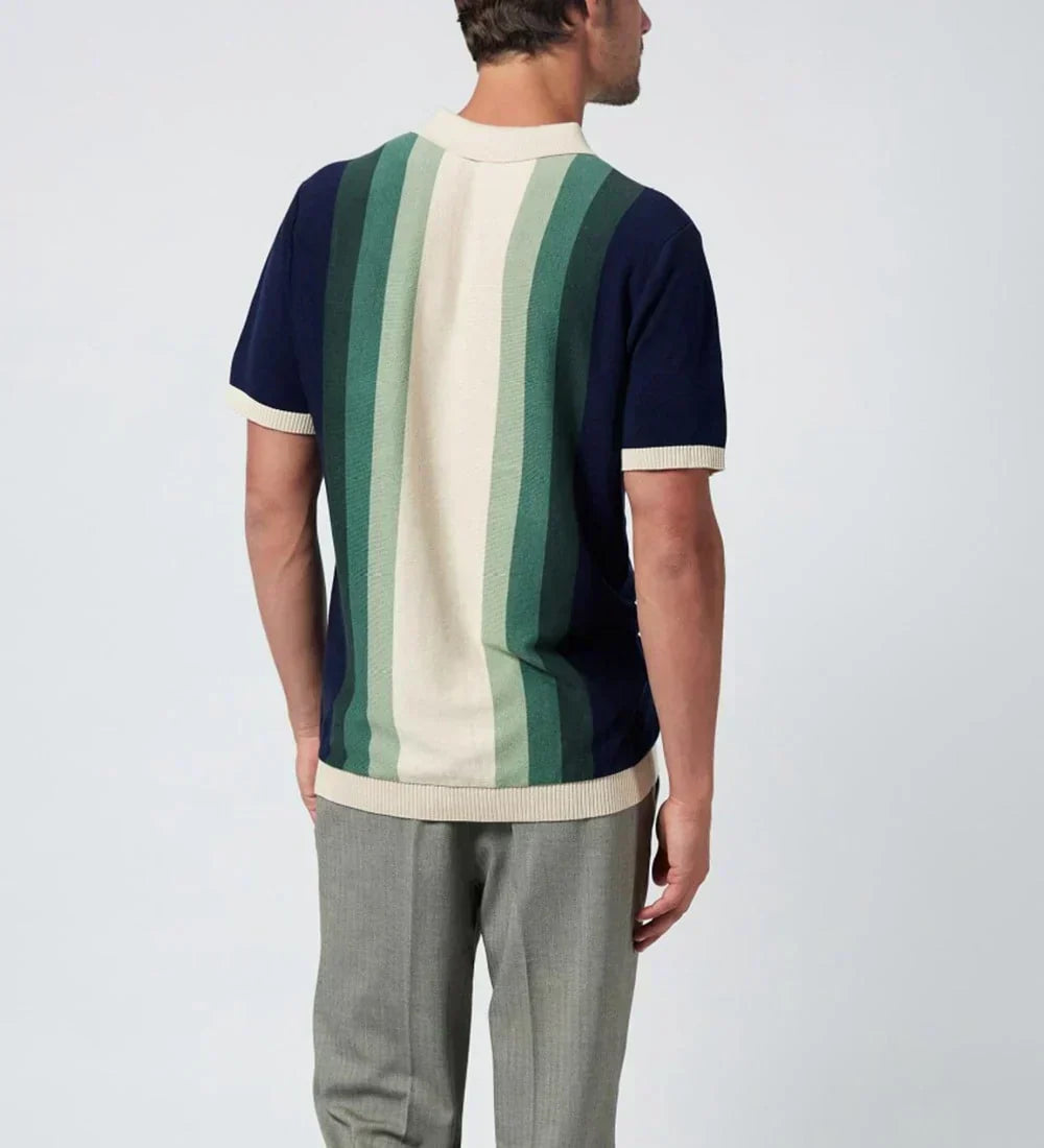 Cayden - Premium Bomulds Farvegradient Poloshirt