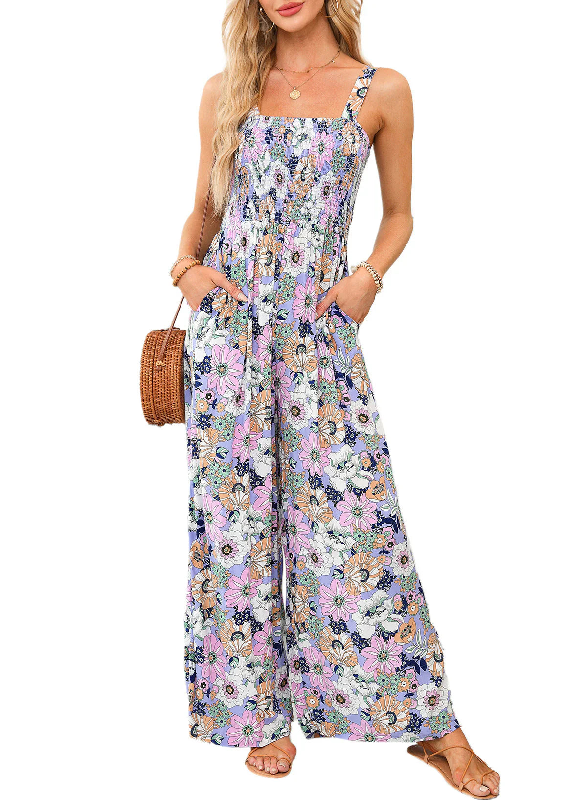 Emilda - Let og Luftig Sommer Jumpsuit