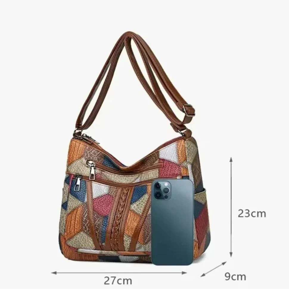 Allegra - Bolso Bandolera Elegante de Cuero Hecho a Mano