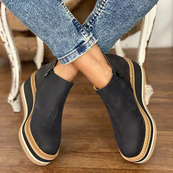 Enola - Bottines en Suède Élégantes