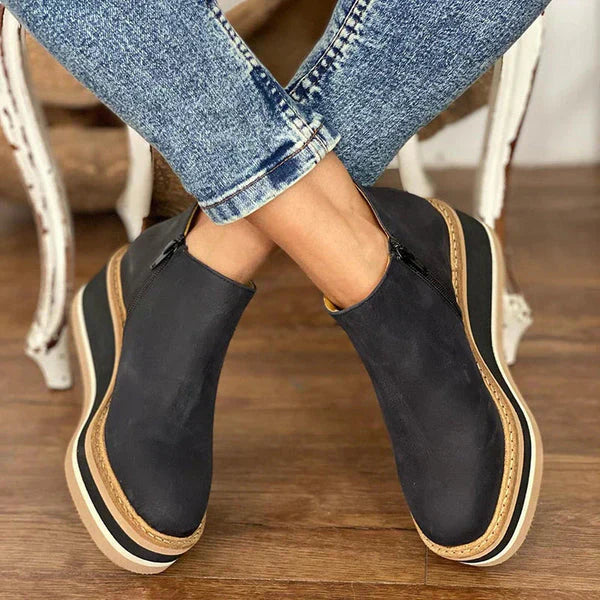 Enola - Bottines en Suède Élégantes