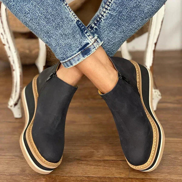 Enola - Bottines en Suède Élégantes