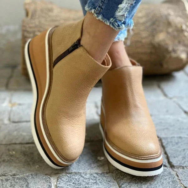 Enola - Bottines en Suède Élégantes