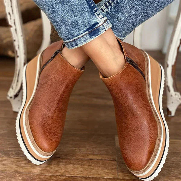 Enola - Bottines en Suède Élégantes
