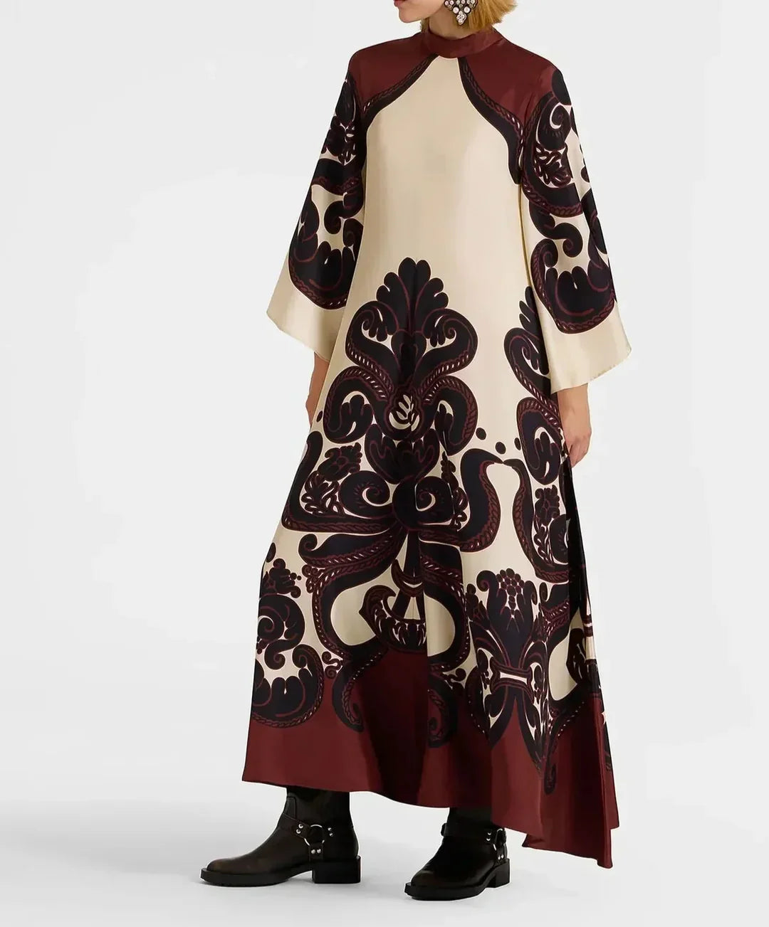 Giuseppa - Luksuriøs Delikat Maxikjole i Satin