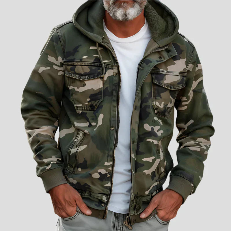 Gilbert - Military Style Hooded Jacket