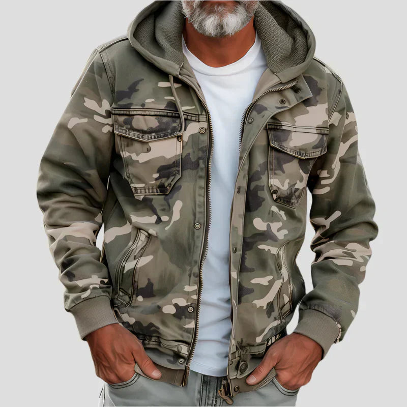 Gilbert - Chaqueta Con Capucha Estilo Militar