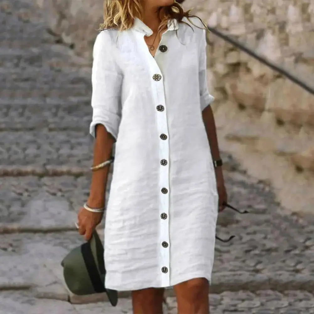 Valentine - Košeľové Šaty z Prémiovej Bavlny