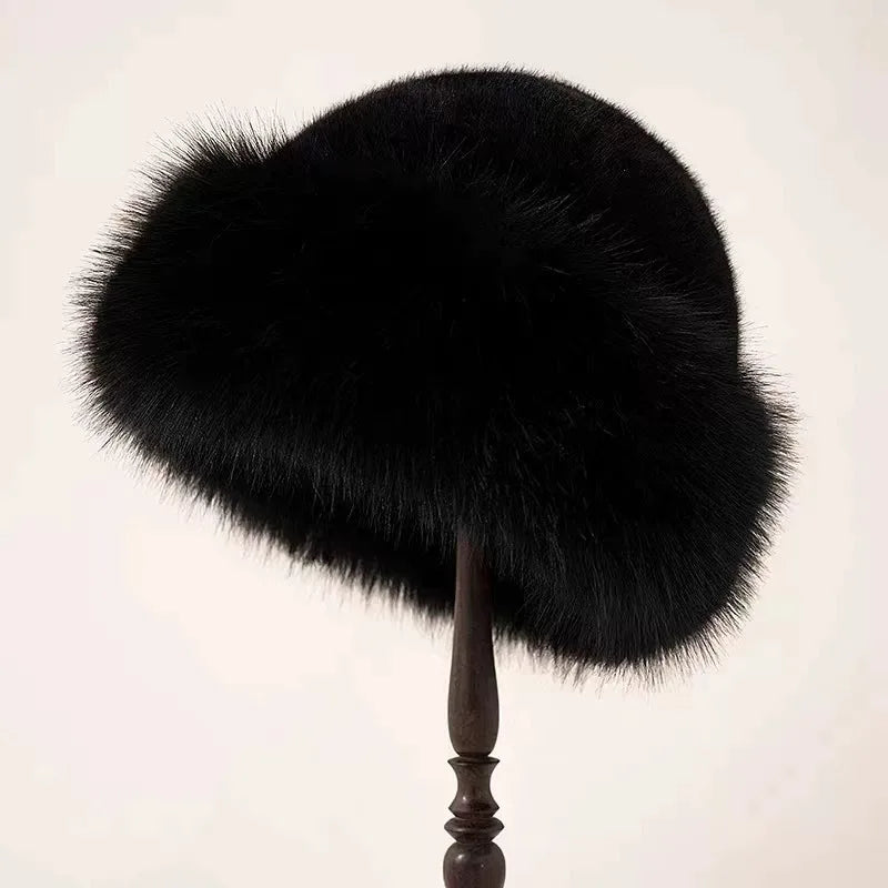 April - Chapeau Élegant en Fourrure Premium