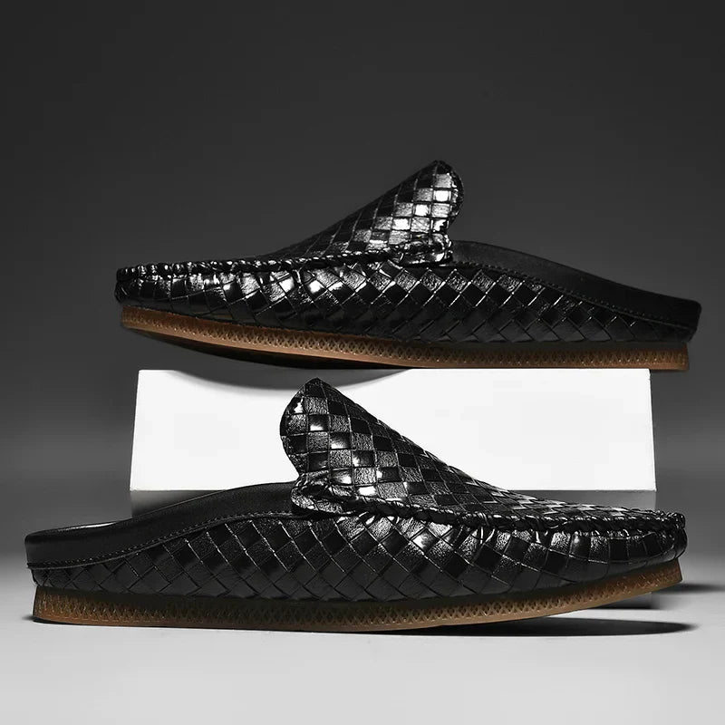Stanislas - Elegante Lædermules i Mokkasinstil