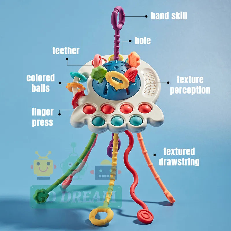 Okto® Jouet d'Exploration Montessori Multisensoriel