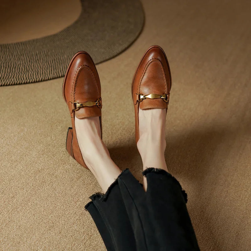 Marjory - Štýlové Mokasíny z Pravej Kože