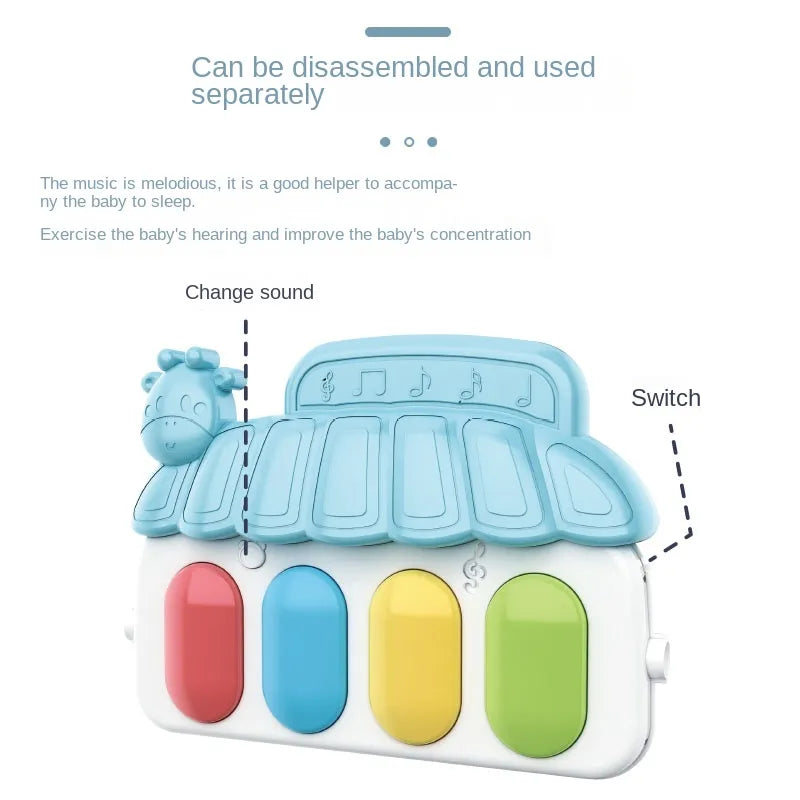 Soltij® Tapis de Jeu Éducatif Multifonctions Interactif