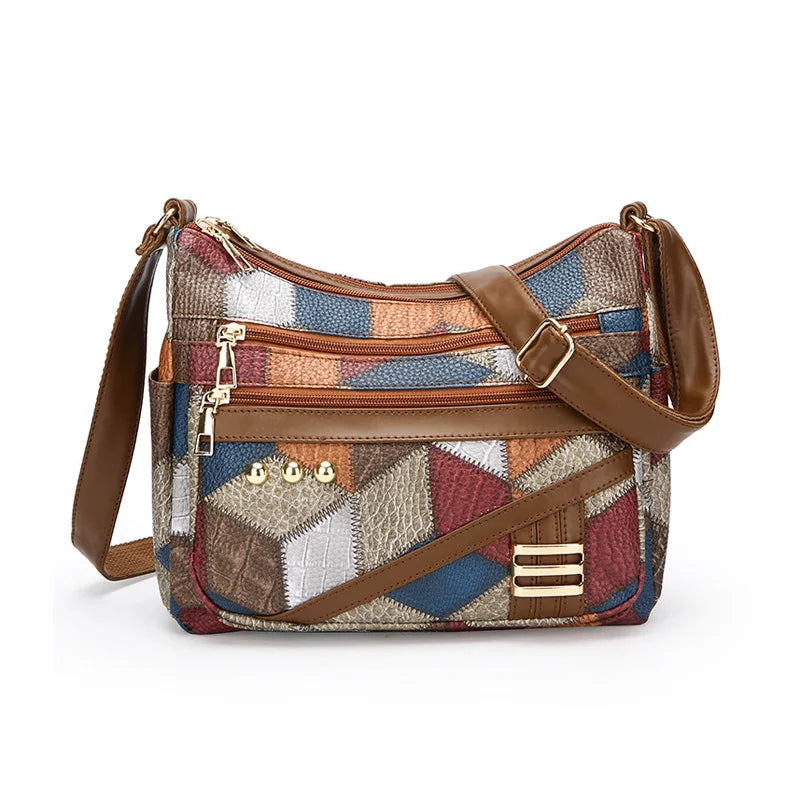 Allegra - Bolso Bandolera Elegante de Cuero Hecho a Mano
