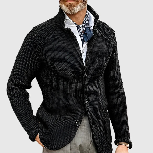 Renato - Elegant Men's Wool Cardigan