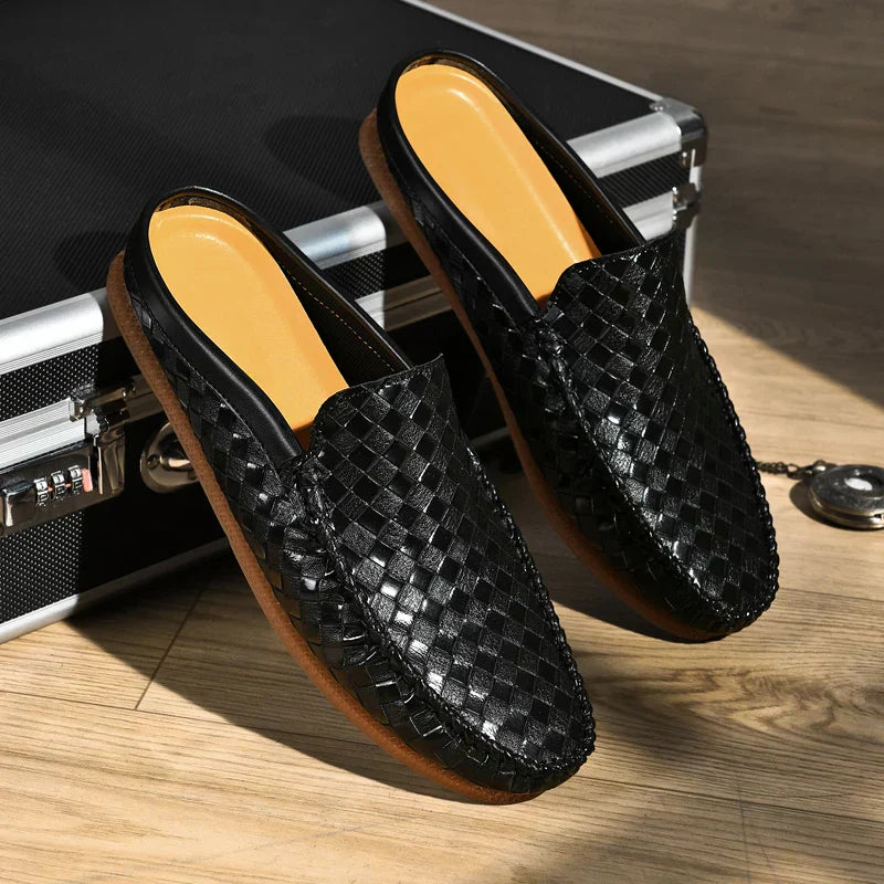 Stanislas - Elegante Lædermules i Mokkasinstil