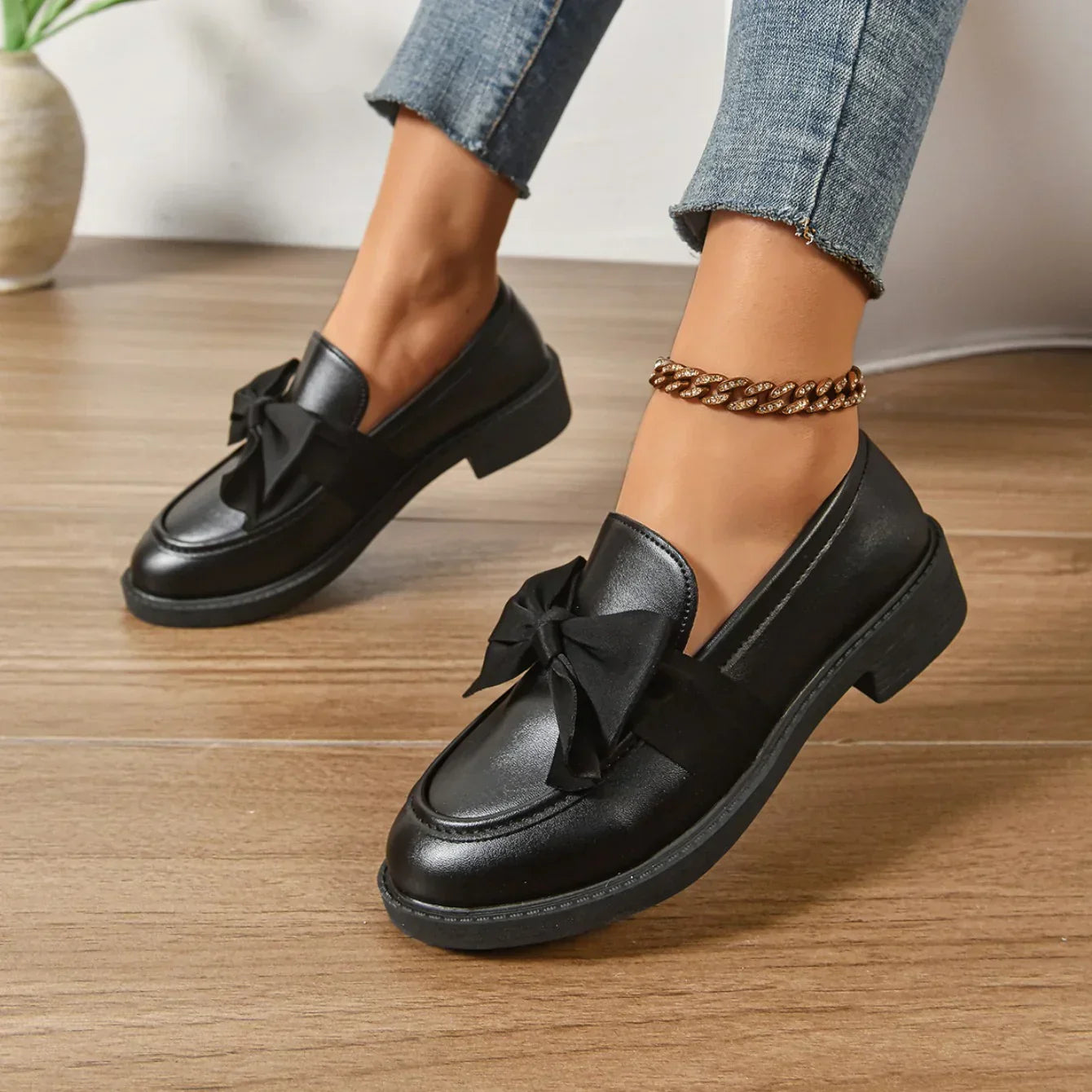 Syuzi - Mocassins Vernis à Nœud Plateforme Confort