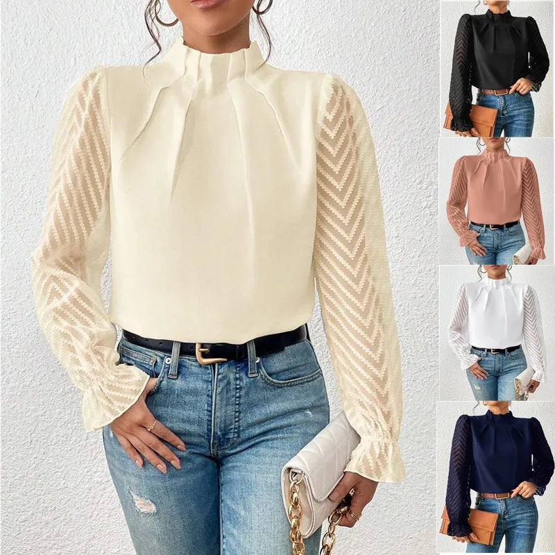 Sophie - Blouse Chic Manches Crystal