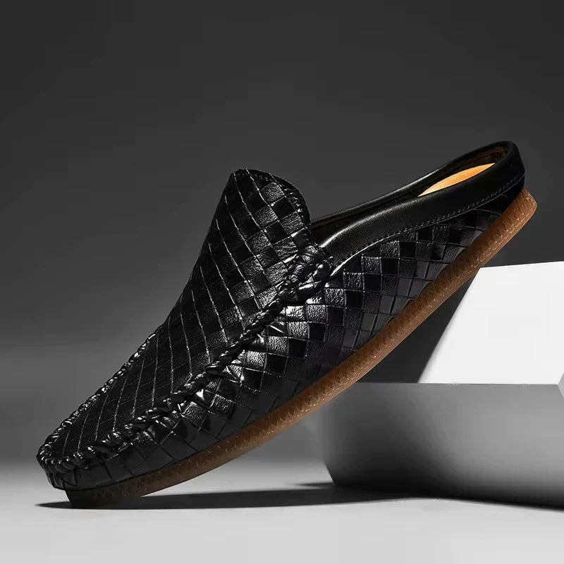 Stanislas - Elegante Lædermules i Mokkasinstil
