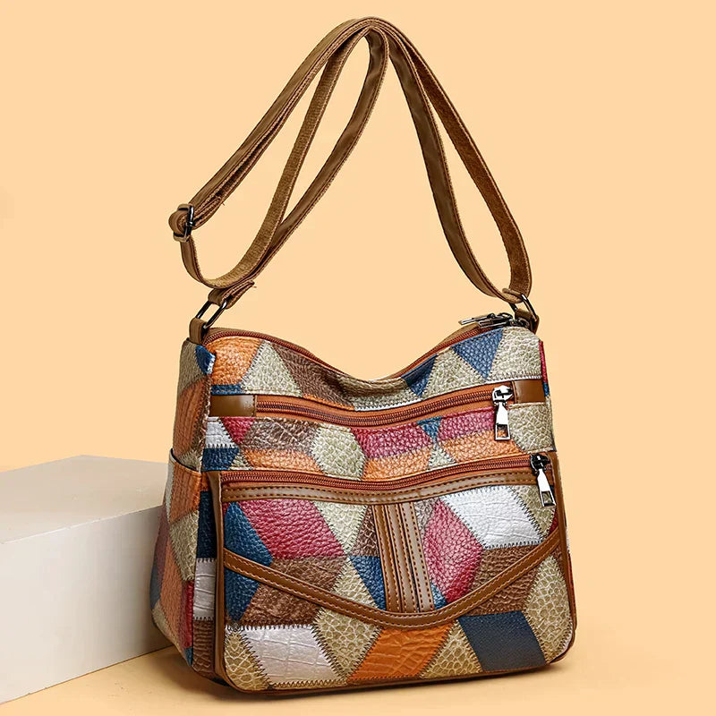 Hallie - Elegant Håndlavet Læder Crossbody Taske