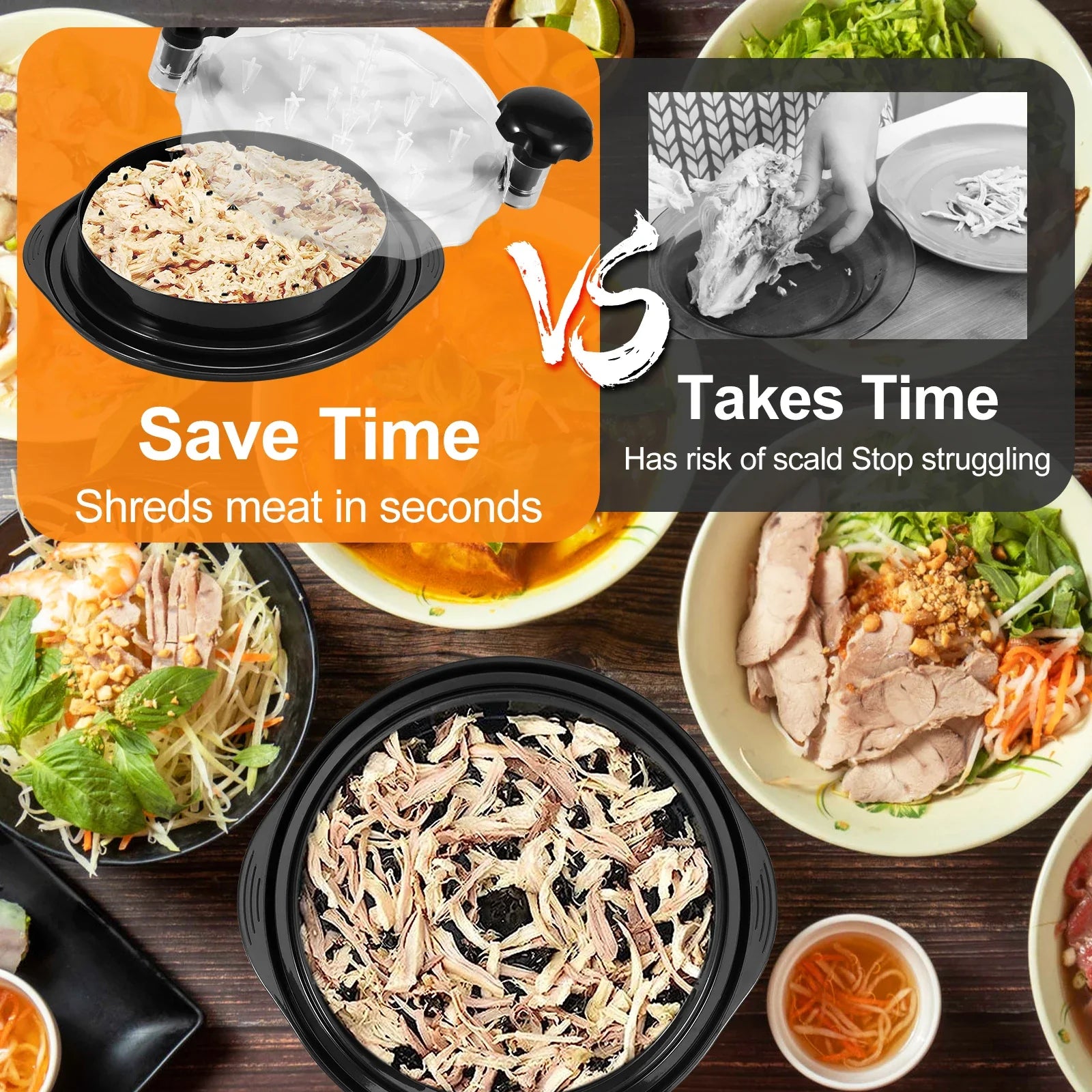 DEKORT® Broyeur à Viande Instantané