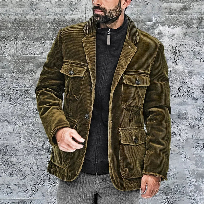 Alfred - Veste Rétro en Velours Côtelé