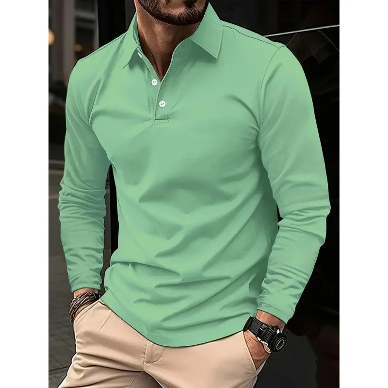Enzo - Polo Coton Premium Manches Longues